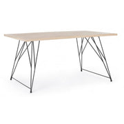 Industrial Design Table Holzbezirk 160x90x H76 cm