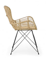 Venturs Chair in natürlicher Stil Faser