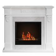 Bioethanol -Kamin Bioethanne aus dem gemahlenen Truman White Marble Effekt L108 x P32 x H102