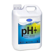PH -Korrektor für flüssige Pools pH -Flasche plus 5 Liter