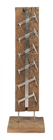 Flaschenhalter 6 Holzregale Rafter 30x101h cm