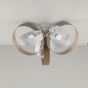 Moderne Eisendecke Trete Wal Wale Waen Trete drei Lichter 44x H26 cm