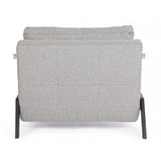 Sofa Bett rettet einen Platz im Beige Stoff Hayden 95x96x H79 cm