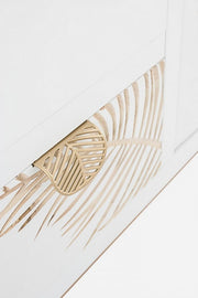 Folium 2 -Door Glaube und 4 Schubladen CM 100x34x 80h