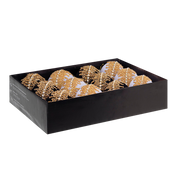 Weihnachtsbälle in zugewiesenen Zoey Glass Ø8 CMA