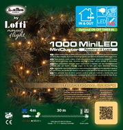 Bandkette Ø6cm NTLG 1000 abgebrochenes grünes Kabel 4+30,5 m Weihnachtslichter