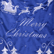 LED -Stoffläufer mit blauem Rentier CM32X182X0.5