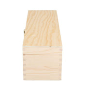 Naturhölzerner Holzkiste 1 Flasche Champagner CM38X13H12