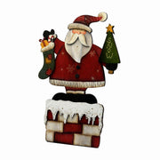 Santa Claus Wood mit 7 LED CM28X3H43