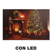 Rechteckige mehrfarbige Holz -LED -Bild CM60X40H1.8