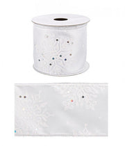 12x weißes Flockenband 4m Anzeigen12