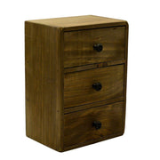 Rechteckige Holztür 3 Schubladen CM17X12H24