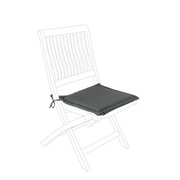 Poly -Anthrazit -Kissen 42x42xh3 cm Bizzotto