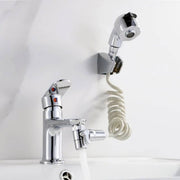 Doccetta per lavabo o bidet a due getti con deviatore e aeratore - Serie Smart