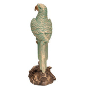 Grünes grünes Harz Papagei CM11.5x9.5H26