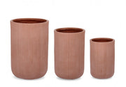 Set3 p.vaso rippte nach terrakotta