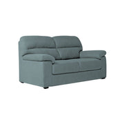 Alenda Sofa 3 Sitze mit quadratfuß dunkler Asche Farbe L 201 x P 92 x H 98 cm
