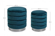 Set2 Pouf Container Darina navyus