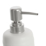 Eleganter Seifenspender der New Yorker Serie, weiß und raffiniert.