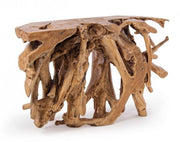 Teakwurzelholzkonsole 120 x 40 x 77 h cm cm