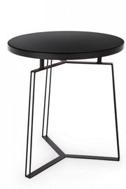 Black Metal Table -Designstil 50 cm cm