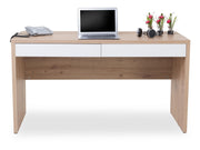 Schreibtisch 2 Schubladen und Rampenlicht oben