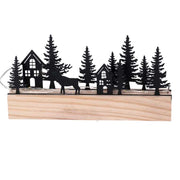 Metallbaum schwarz LED CM20X4H11