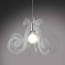 Hängebersleuchter im Plexiglas Mizar Transparenten Durchmesser 64x H41 cm