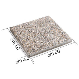 50x50 cm Körnchenplatte