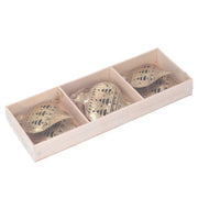 Metalldekoration 6pz Gold Pack CM22X8H2.5