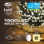 Lineare Kette 1500 Heiße weiße LED L 60,5 m in Spule