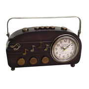 Runde Black Metal Watch CM33X7X22.5