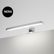 Kyra LED -Lampe für 300 mm schwarzes Badezimmer