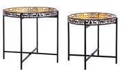 Set2 Aliize Black-Gold-Tisch
