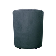 Stoffkindstuhl mit abnehmbarem Pouf Djerba Dunkelgrau 63,5x 62,5x H76 cm