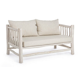 Sofa mit Sahelholzholzkissen