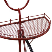 Design Metall Metall Fahrrad rot 64 x 33-38 x H81 cm