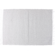 Grundlegende rechteckige Tischdecke 35x50 cm in grauer Baumwolle