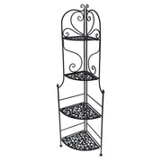 Jessica Black Metall Shelf 4 Etagen Winkel 48 x 33 H160 cm cm