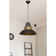 Tibet ASZ0871 Federung Lampe Schwarze Industriestil