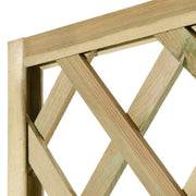 Rett 100x200 cm gegrillte Panel