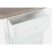 MDF -Schrank drei Schubladen weiße Dorotea 47,5x40x H80 cm