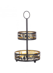 2x Black 2p Whitley Truhe