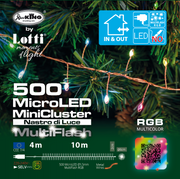 MultiFlash RGB 500 Mikroled 10 m Kupferkabel Minicluster