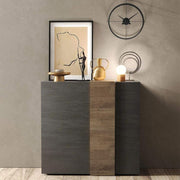 Madia Container Sabry 2 Türen Titan Eiche Mercure