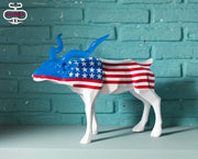 Dekorative Ornament in Polirsina 20x41x33h CM