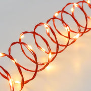 500 mikrolierte Kettenspule 25m Rot Metallkabel