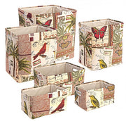 2x set6 p. Objekt Botanischer Rett rot