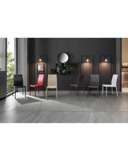 4x Similuio und White Metal Kitty STS Stuhl