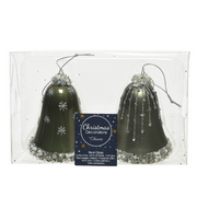 Glasglocke Anhänger H 8 x Ø 6,5 cm